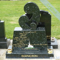 Triple Koru Headstone