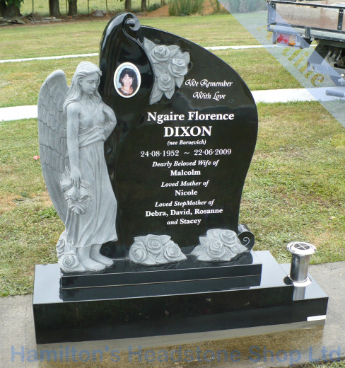 Angel Memorial Headstone