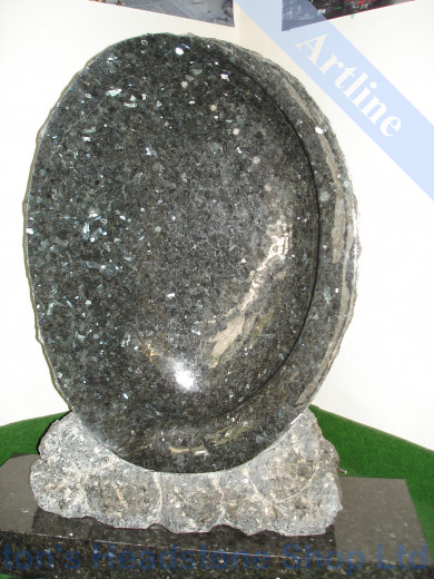 Paua Headstone