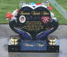 Heart Koru Headstone